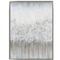 Wholesale Abstract Silver Foil Canvas Wall Art CAFA5167 Modern Framed Art Paintings