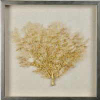 Wholesale Modern Gold Coral Tree UASB1301 3D Shadow Box