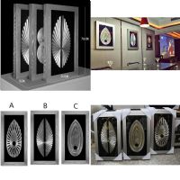 Wholesale Modern 3D Shadow Box Wood Carving Wall Art UASB1121 Wall Decoration