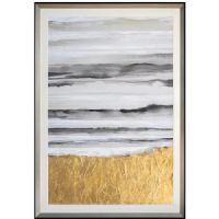 Modern Gold Foil Oil Paintings CAFA5335 Wall Art Paintings