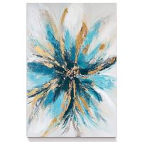 Handpainted UACA6159 Modern Gold FOil Oil Paintings