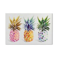 Wholesale UACA6111 Modern Pineapple Wall Art Paintings Abtract Canvas Art Paintings